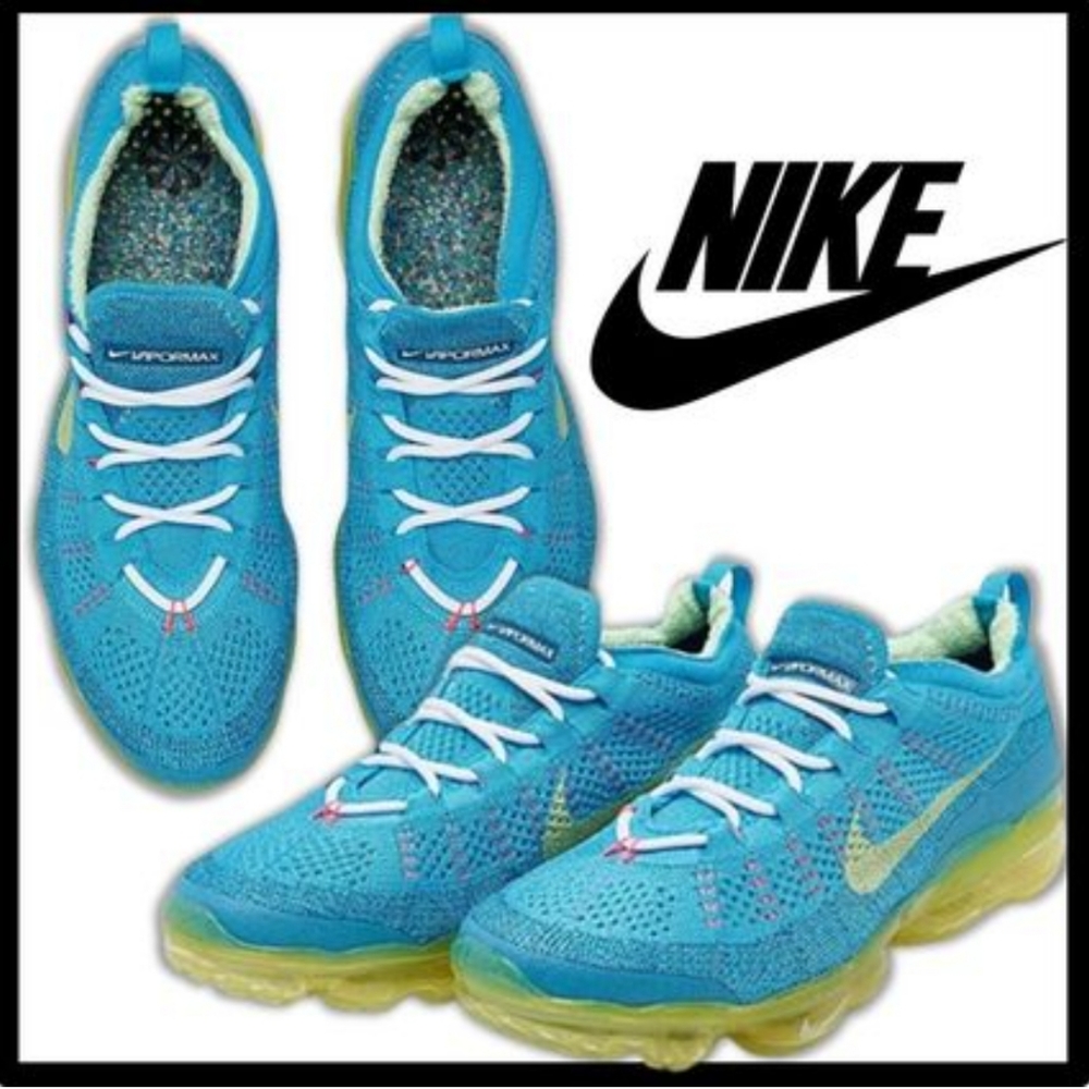 MEN 2023 NIKE AIR MAX VAPORMAX 23 FK BALTIC BLUE CITRON